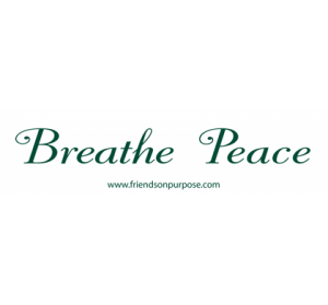Breathe Peace Bumper Stickers